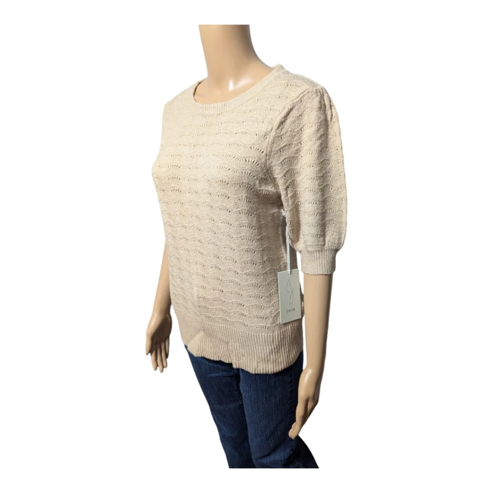 Joie Short Sleeve Knit Sweater M
